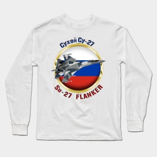 Su-27 Flanker Russia Long Sleeve T-Shirt